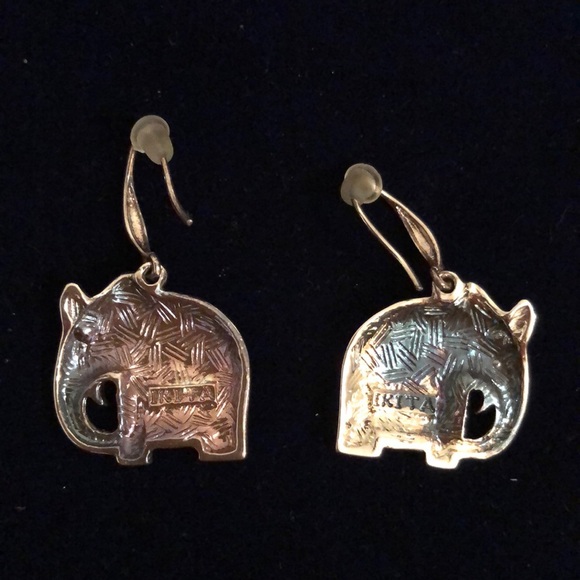 Ikita Elephant Earrings - Picture 2 of 4
